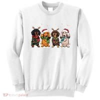 Dachshund Christmas Dog Lover Family Sweatshirt thumb 0