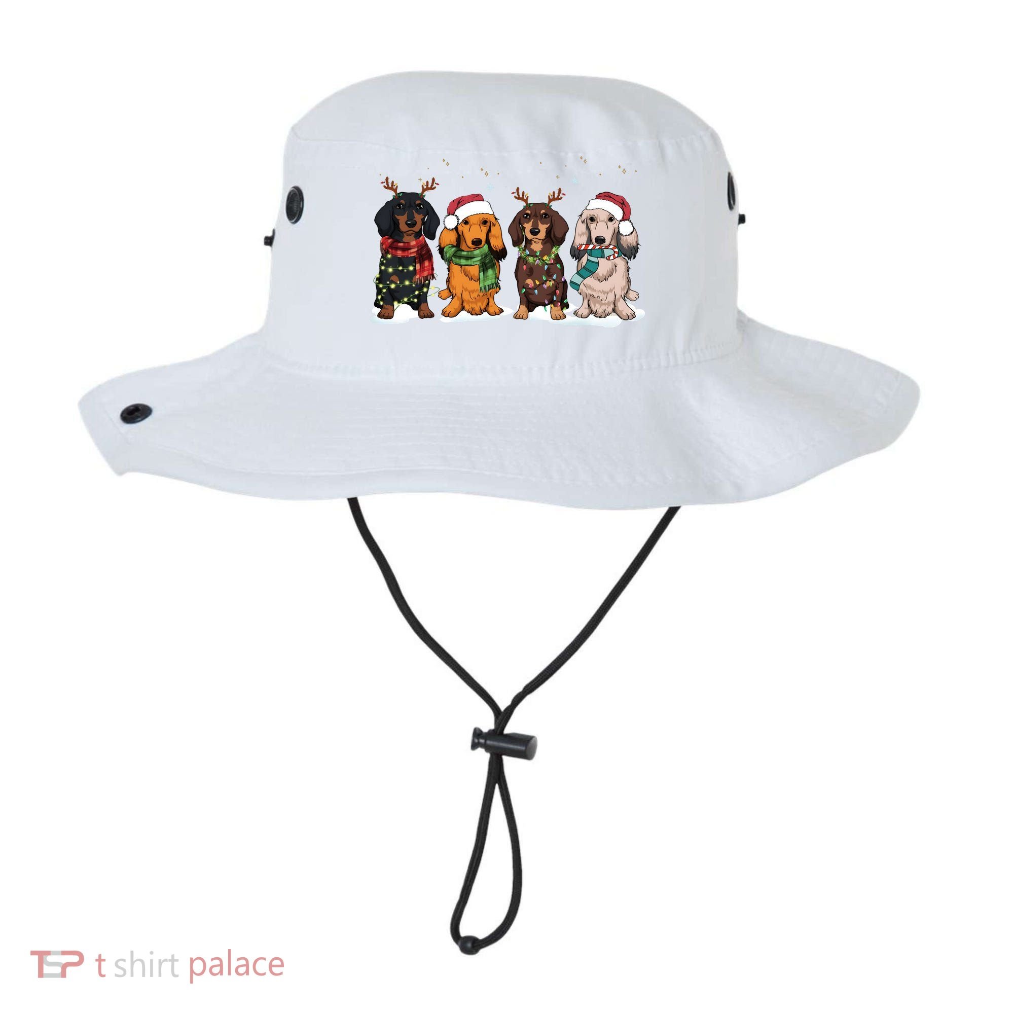 Dachshund Christmas Dog Lover Family Bucket Hat