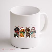 Dachshund Christmas Dog Lover Family Coffee Mug thumb 1