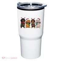 Dachshund Christmas Dog Lover Family Tumbler thumb 0
