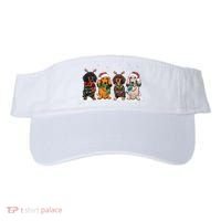 Dachshund Christmas Dog Lover Family Visor thumb 0