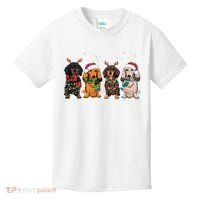 Dachshund Christmas Dog Lover Family Kids T-Shirt thumb 0