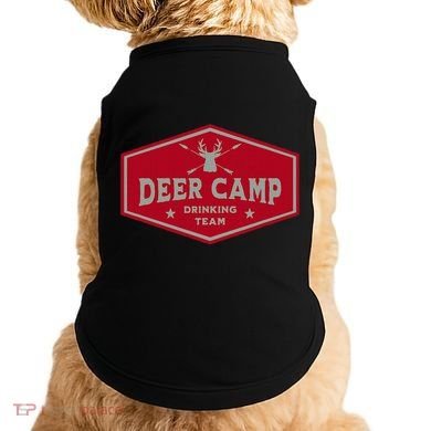 Deer Camp Drinking Team Funny Hunting Doggie Tank