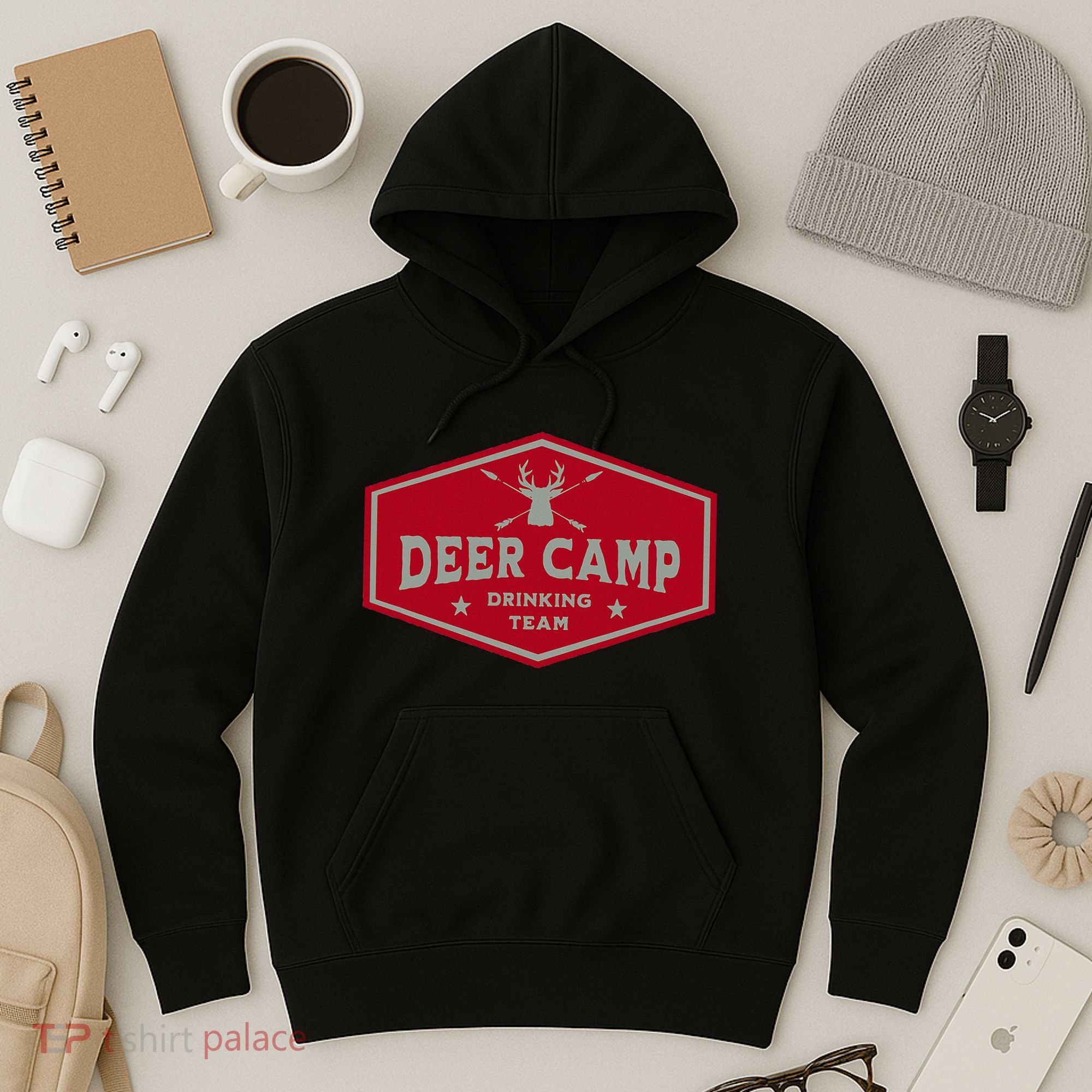 Deer Camp Drinking Team Funny Hunting Hoodie