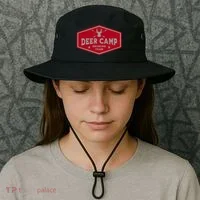 Deer Camp Drinking Team Funny Hunting Bucket Hat thumb 3