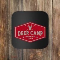 Deer Camp Drinking Team Funny Hunting Coaster thumb 0