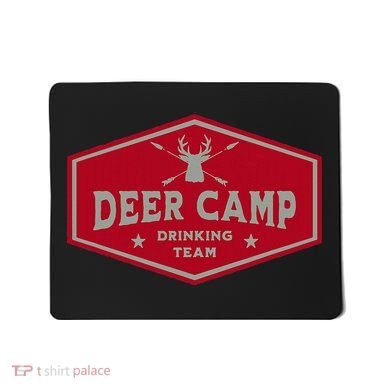 Deer Camp Drinking Team Funny Hunting Mousepad