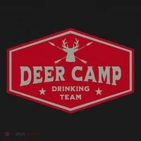 Deer Camp Drinking Team Funny Hunting Ornament thumb 1