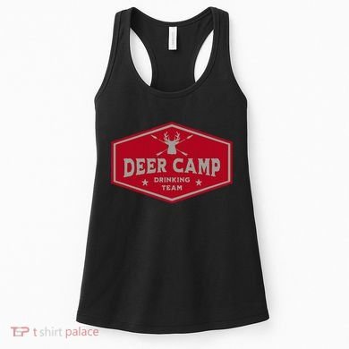 Deer Camp Drinking Team Funny Hunting Women's Tank Top