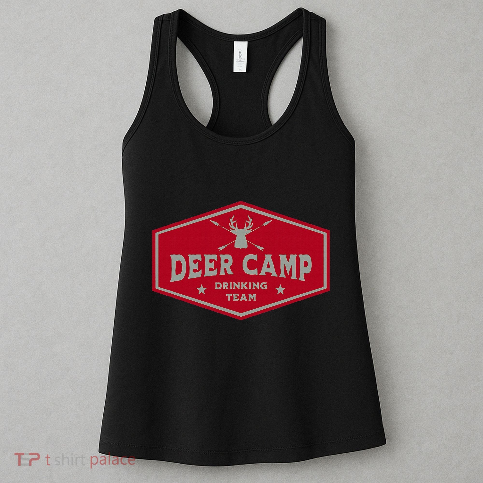 Deer Camp Drinking Team Funny Hunting Women's Tank Top