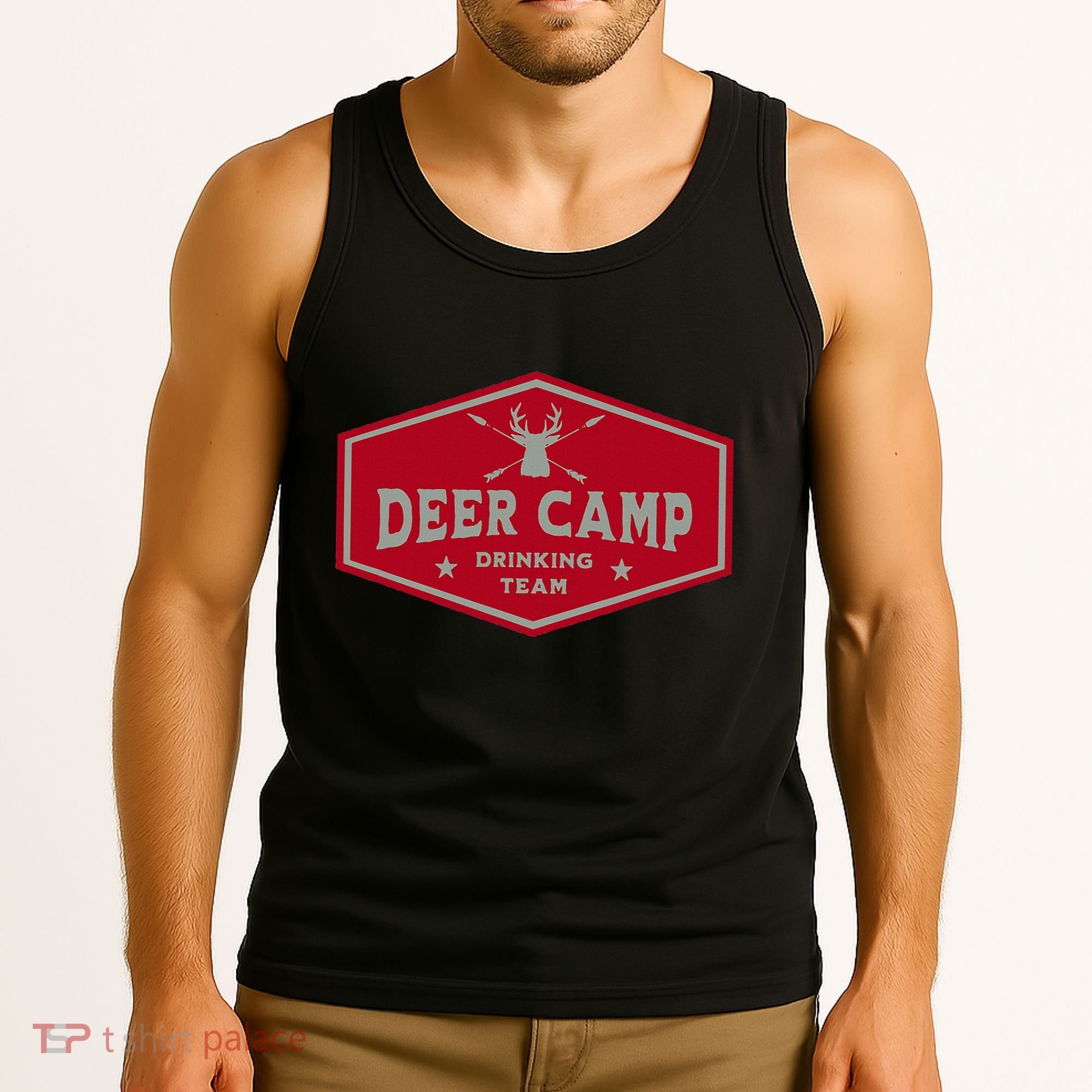 Deer Camp Drinking Team Funny Hunting Tank Top