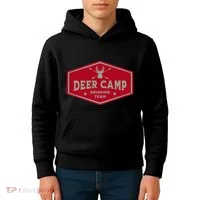 Deer Camp Drinking Team Funny Hunting Kids Hoodie thumb 4