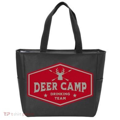 Deer Camp Drinking Team Funny Hunting Tote Bag