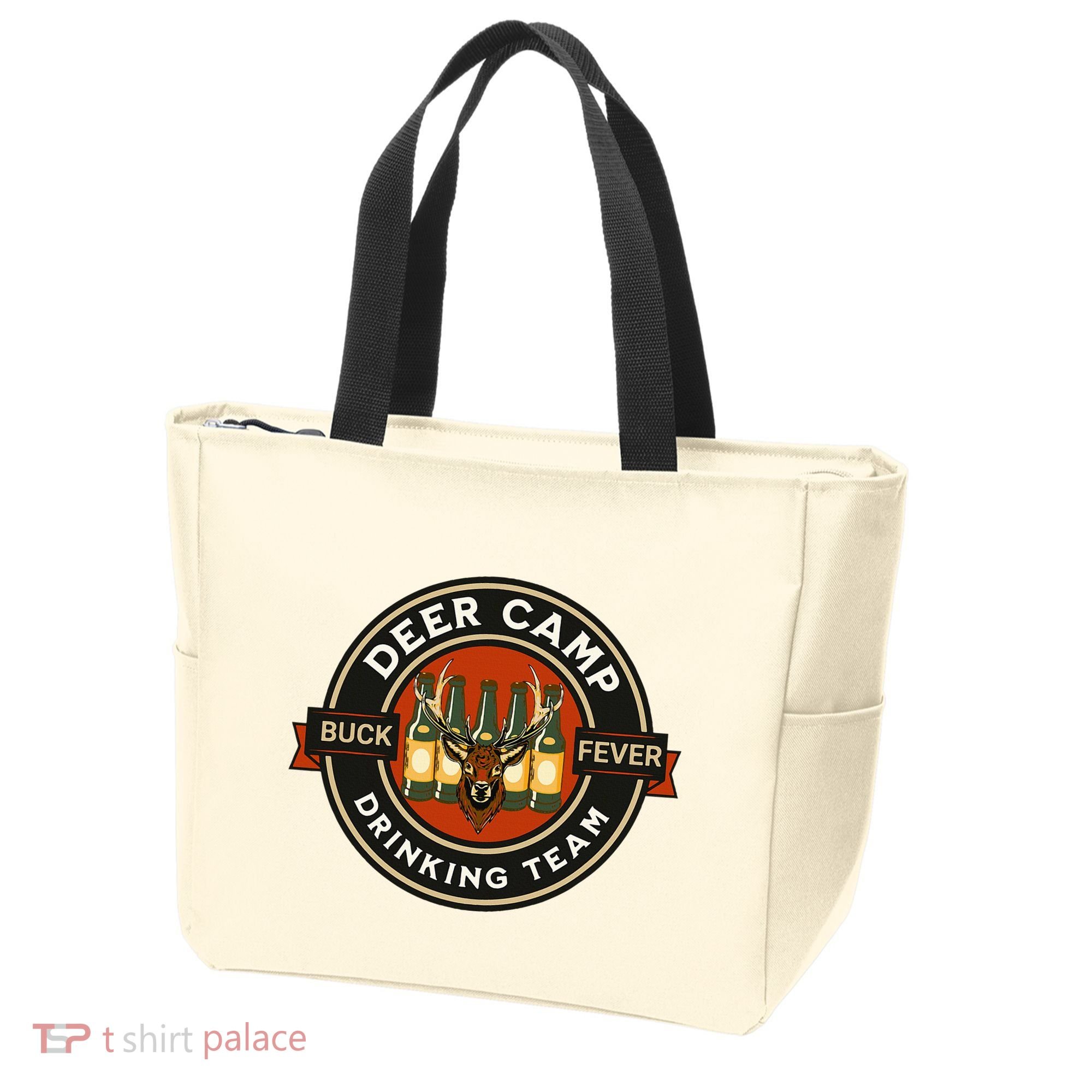 Deer Camp Drinking Team Funny Hunting Tote Bag