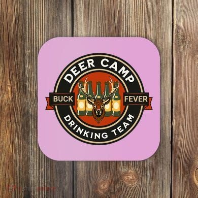 Deer Camp Drinking Team Funny Hunting Coaster