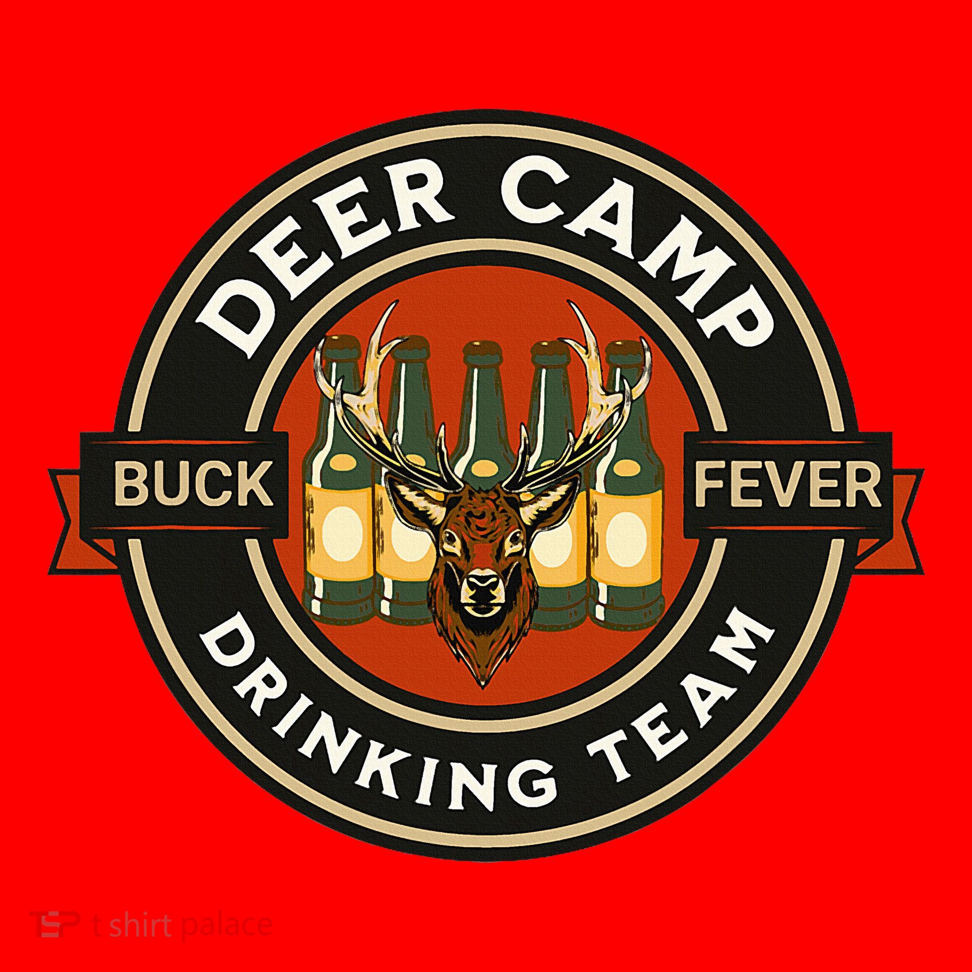 Deer Camp Drinking Team Funny Hunting Santa Hat