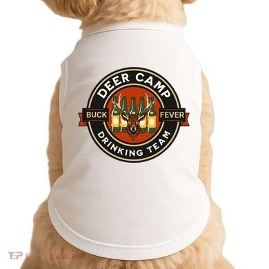 Deer Camp Drinking Team Funny Hunting Doggie Tank