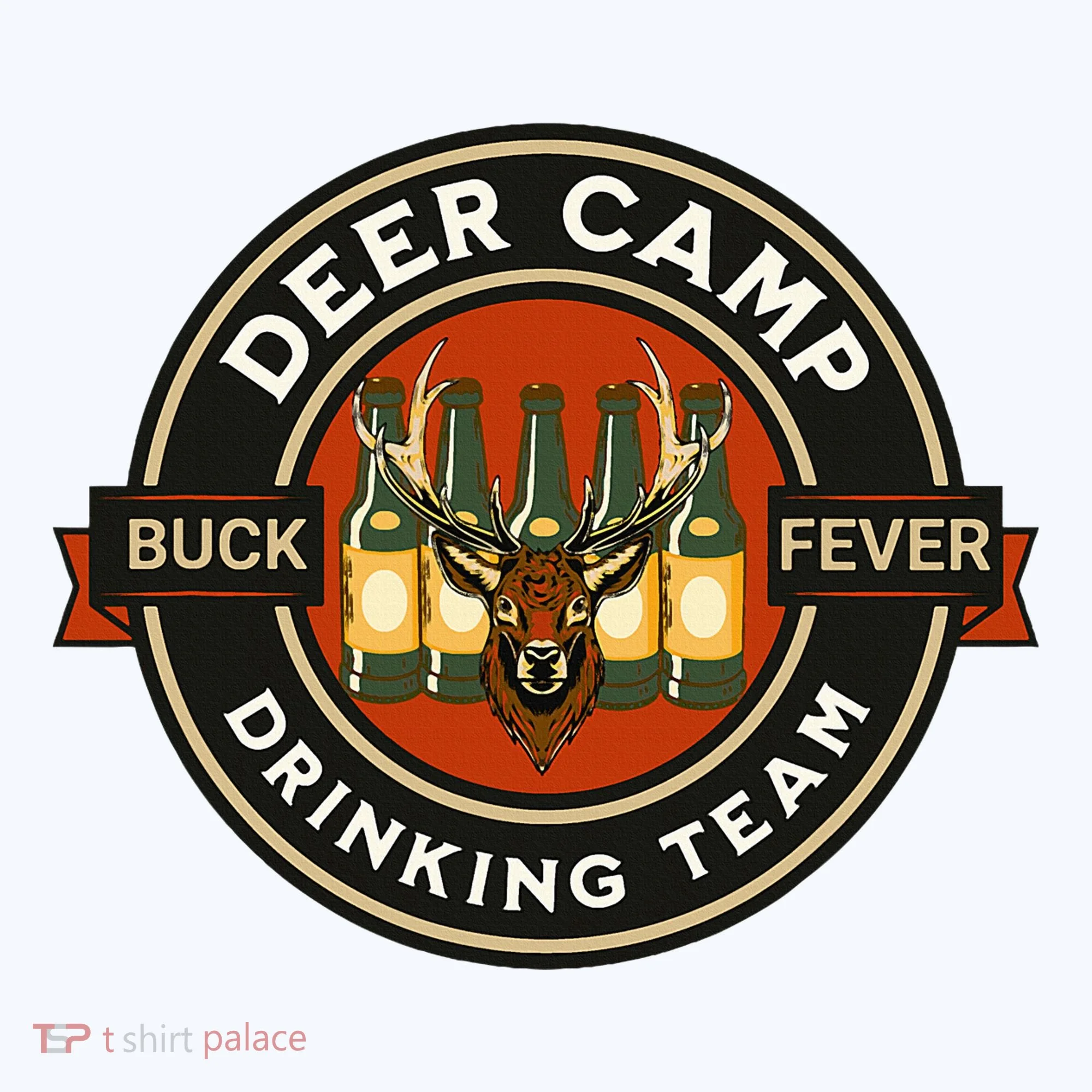 Deer Camp Drinking Team Funny Hunting Doggie Tank