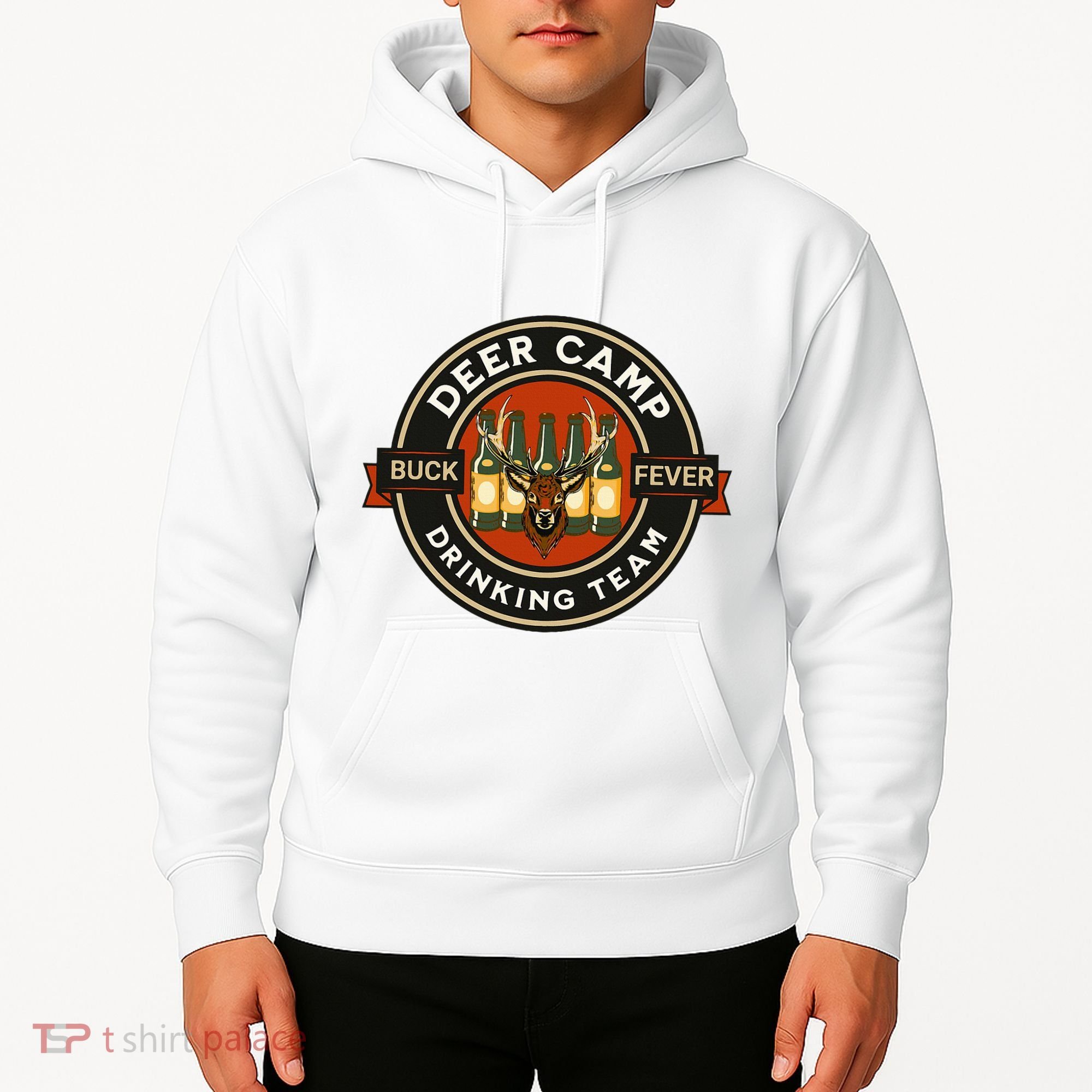 Deer Camp Drinking Team Funny Hunting Hoodie