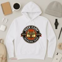 Deer Camp Drinking Team Funny Hunting Hoodie thumb 3