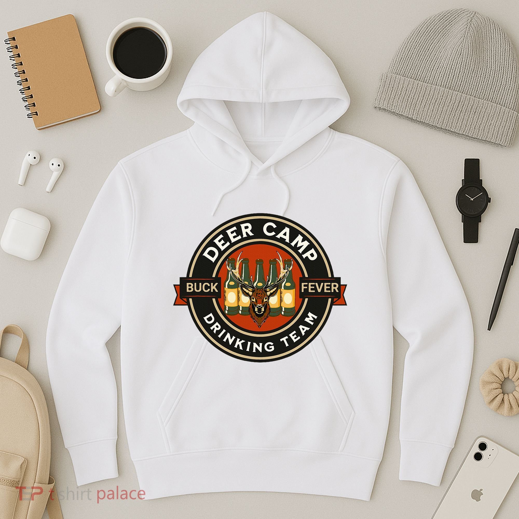 Deer Camp Drinking Team Funny Hunting Hoodie