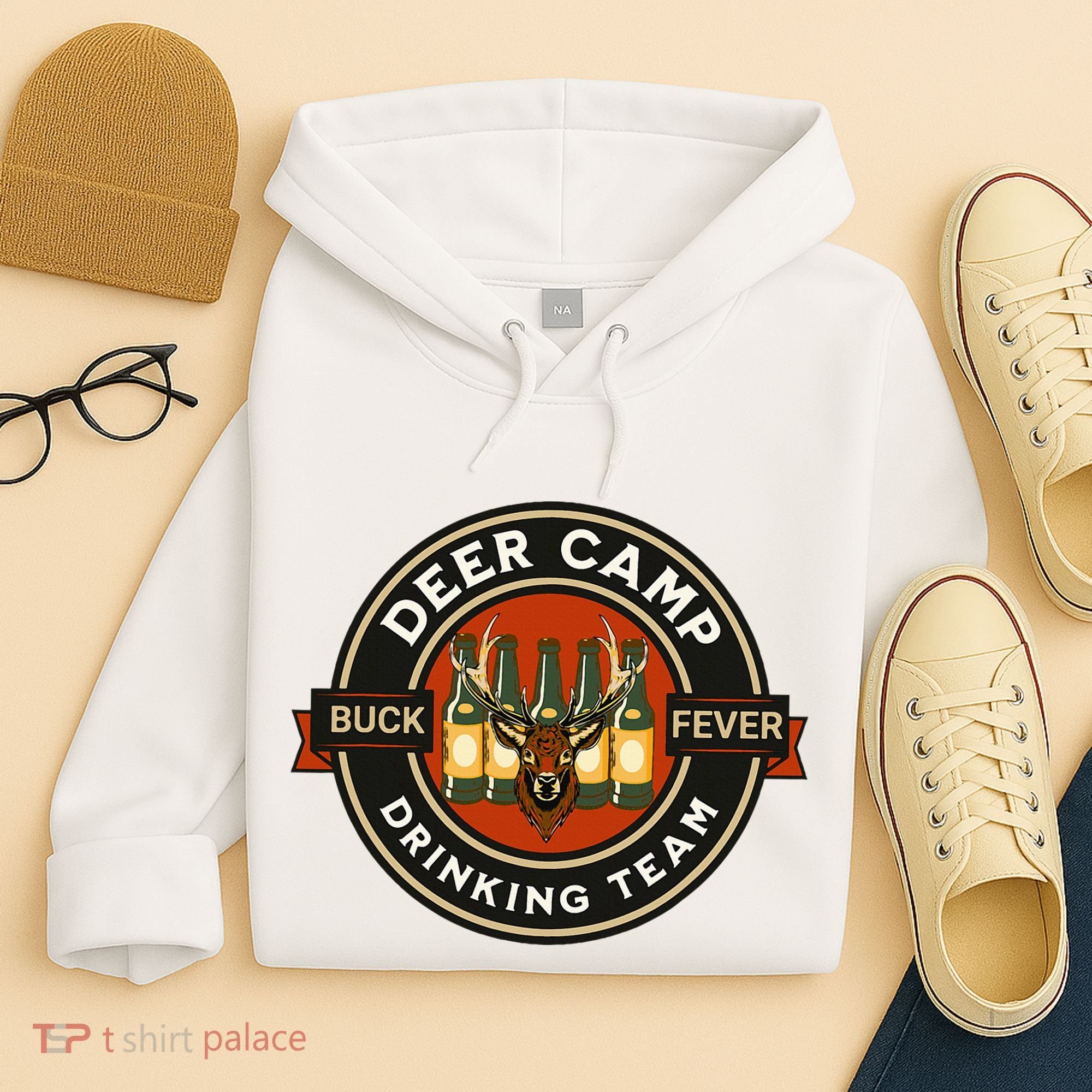 Deer Camp Drinking Team Funny Hunting Hoodie