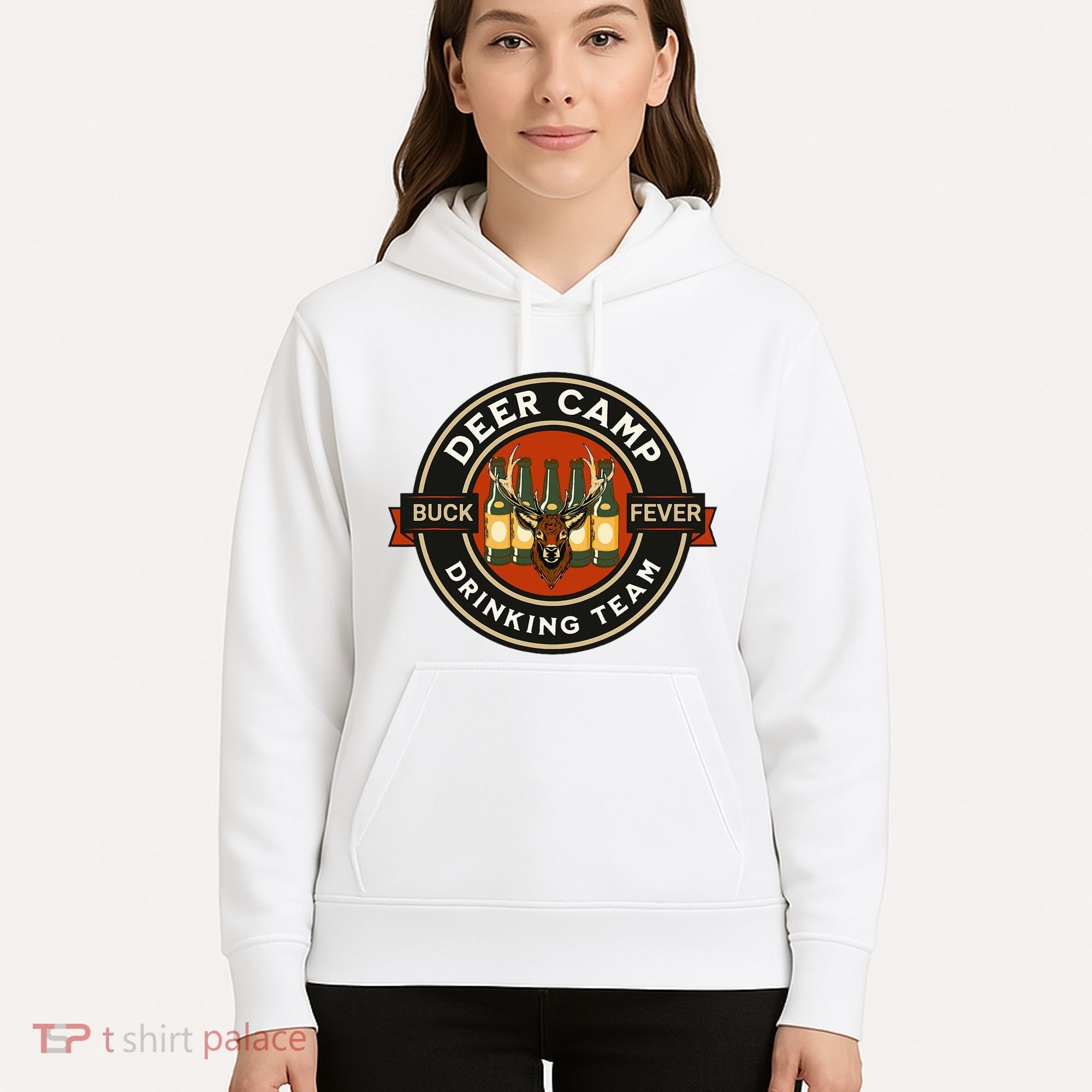 Deer Camp Drinking Team Funny Hunting Hoodie