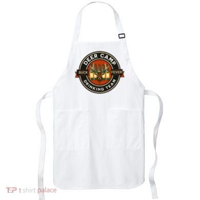 Deer Camp Drinking Team Funny Hunting Apron