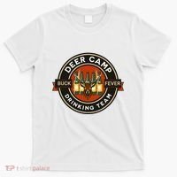 Deer Camp Drinking Team Funny Hunting T-Shirt thumb 0