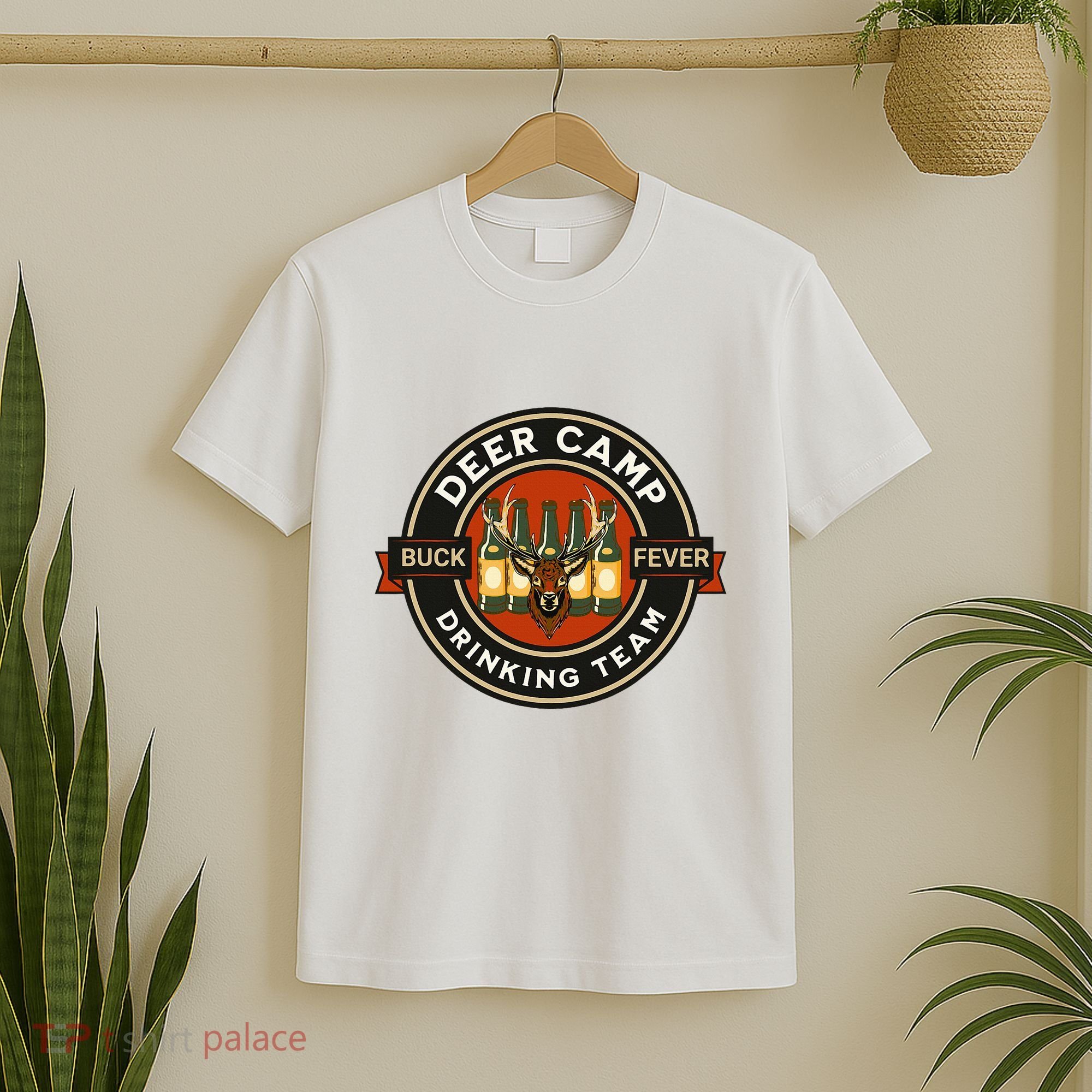 Deer Camp Drinking Team Funny Hunting T-Shirt