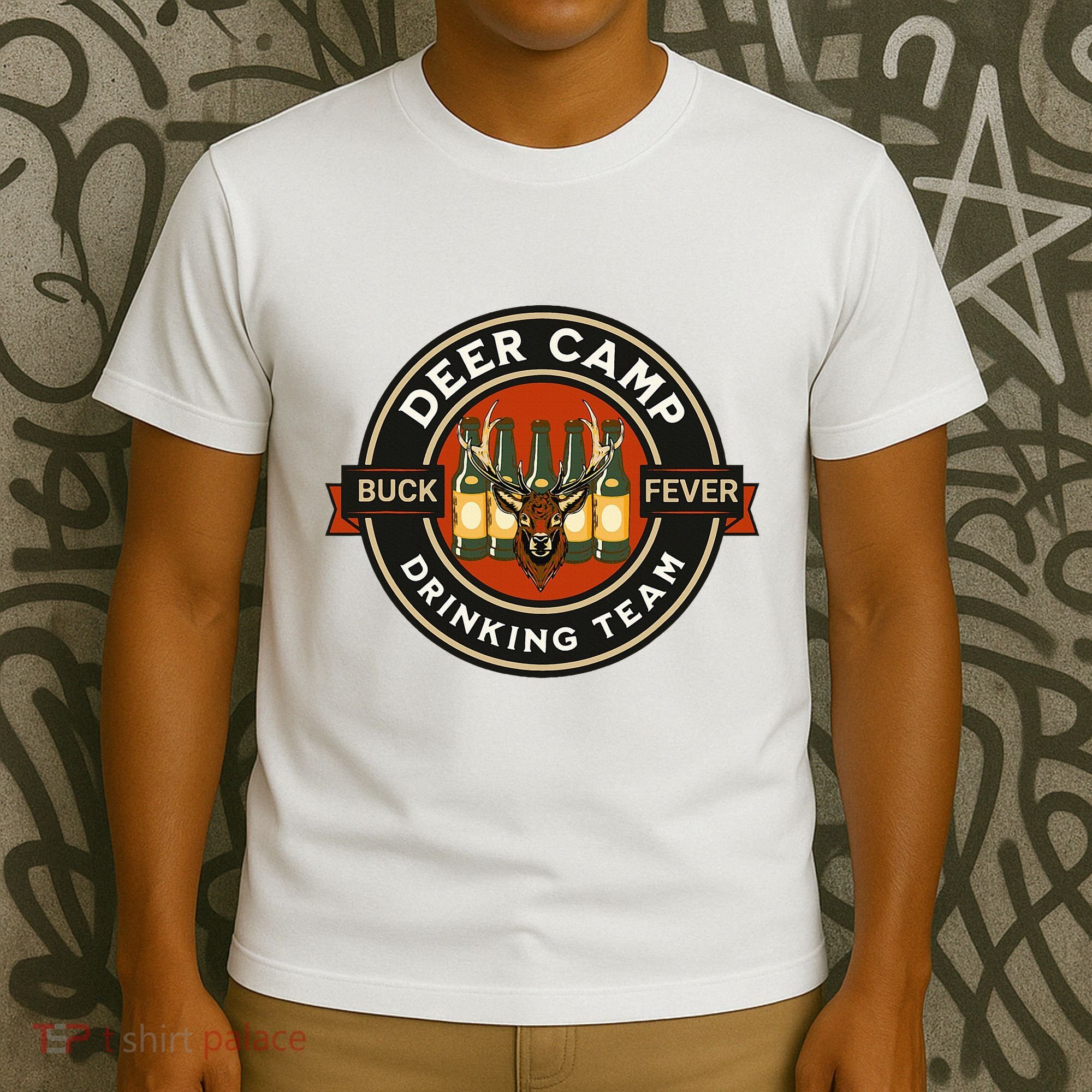 Deer Camp Drinking Team Funny Hunting T-Shirt