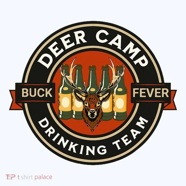 Deer Camp Drinking Team Funny Hunting Bucket Hat