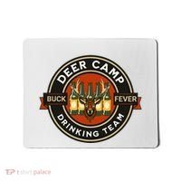 Deer Camp Drinking Team Funny Hunting Mousepad thumb 0