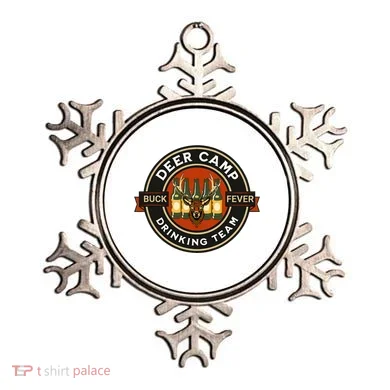 Deer Camp Drinking Team Funny Hunting Ornament
