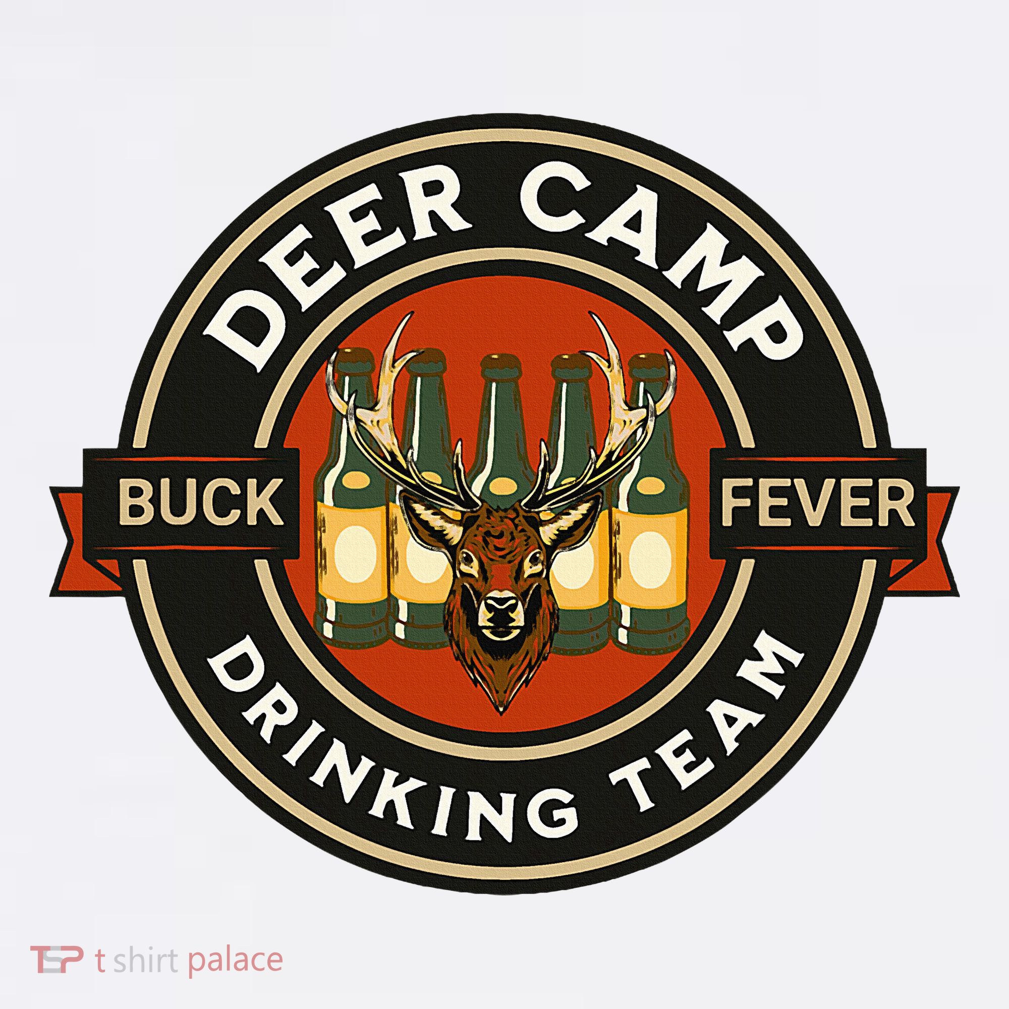Deer Camp Drinking Team Funny Hunting Ornament
