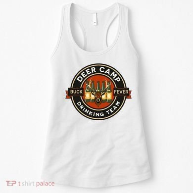 Deer Camp Drinking Team Funny Hunting Women's Tank Top