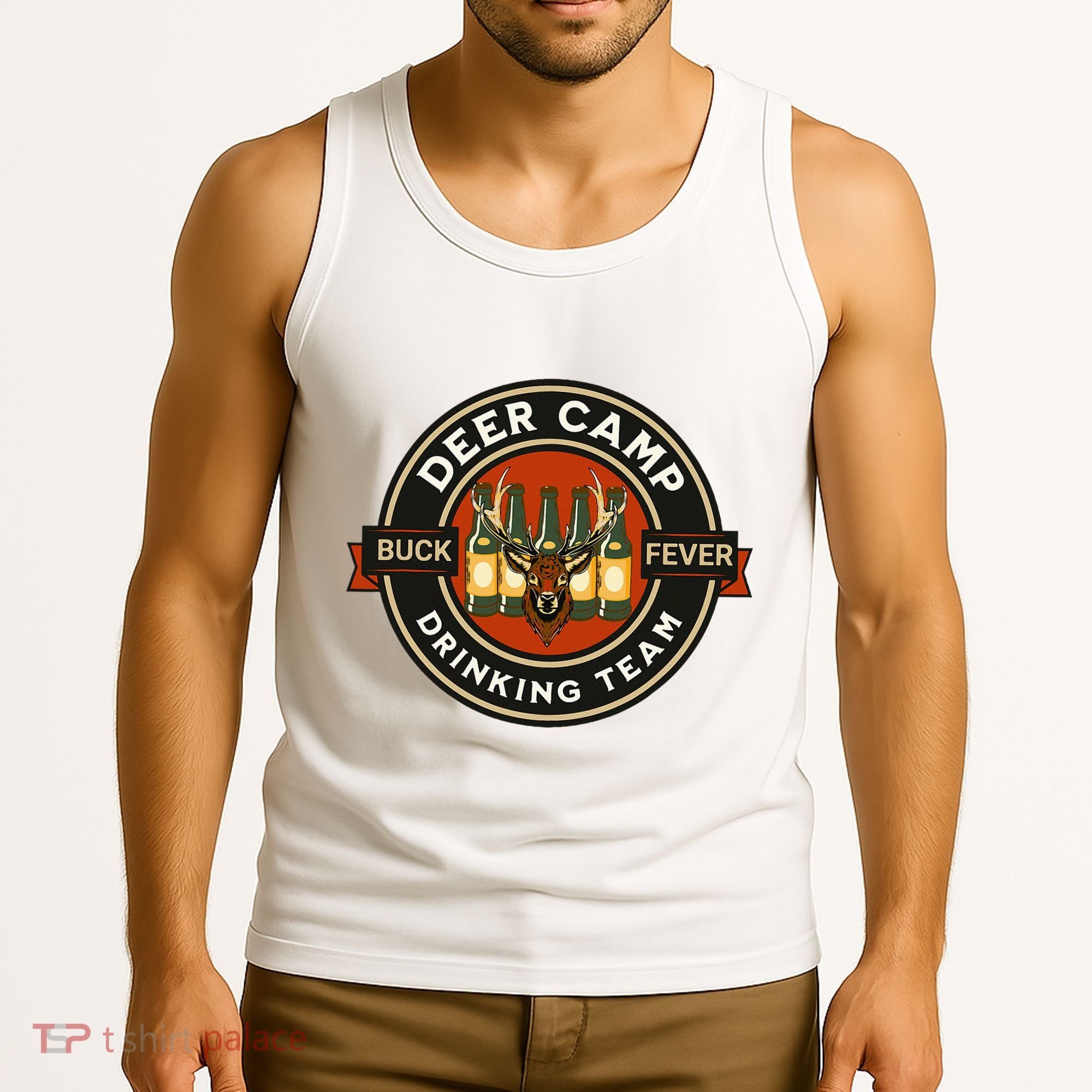Deer Camp Drinking Team Funny Hunting Tank Top