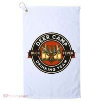 Deer Camp Drinking Team Funny Hunting Golf Towel thumb 0