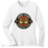 Deer Camp Drinking Team Funny Hunting Women's Long Sleeve Shirt thumb 0