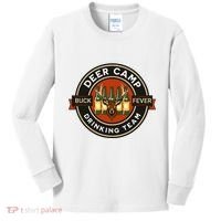 Deer Camp Drinking Team Funny Hunting Kids Long Sleeve Shirt thumb 0
