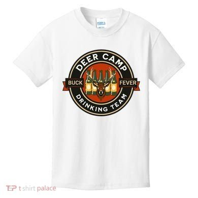 Deer Camp Drinking Team Funny Hunting Kids T-Shirt