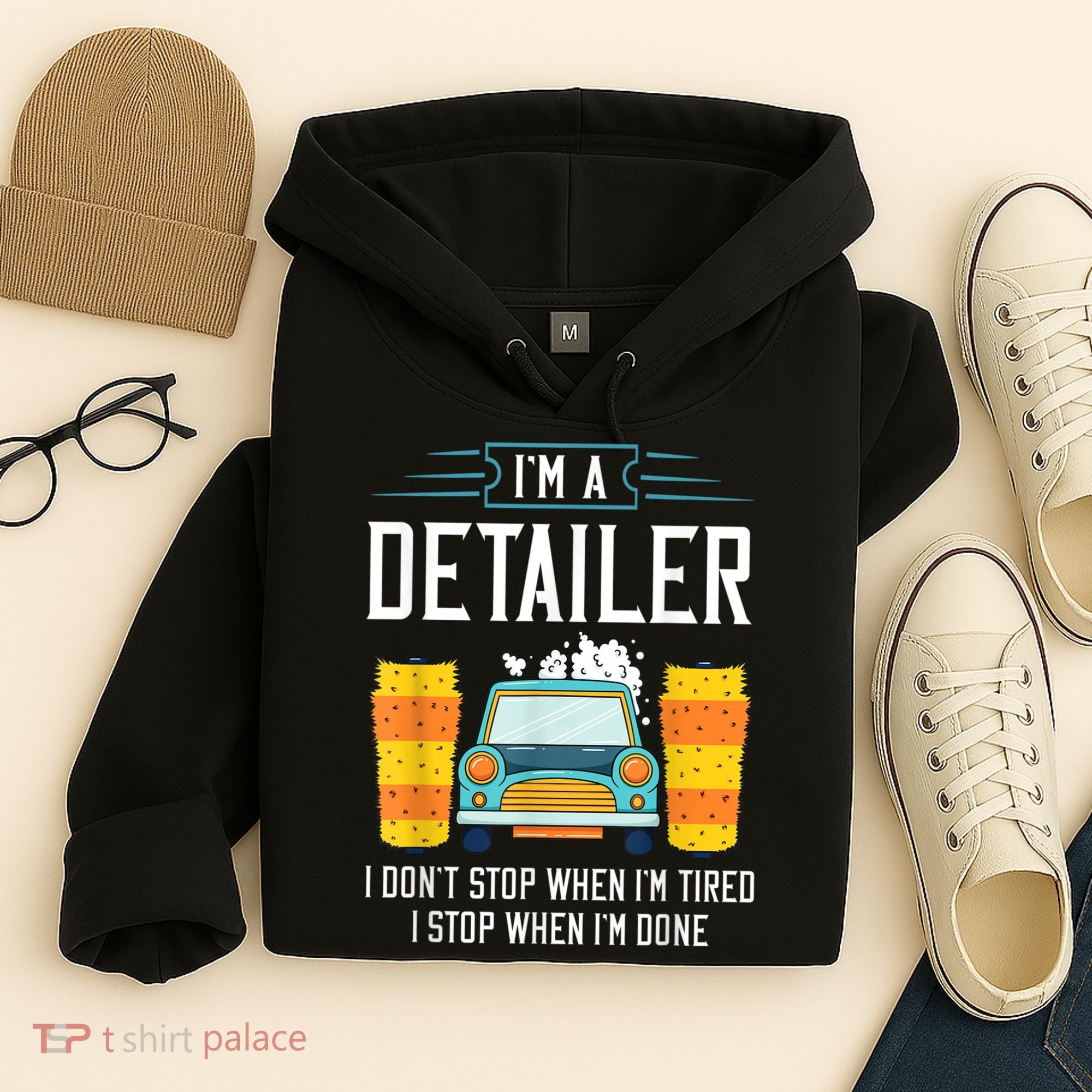 Detailer Car Detailing Car Wash Hoodie