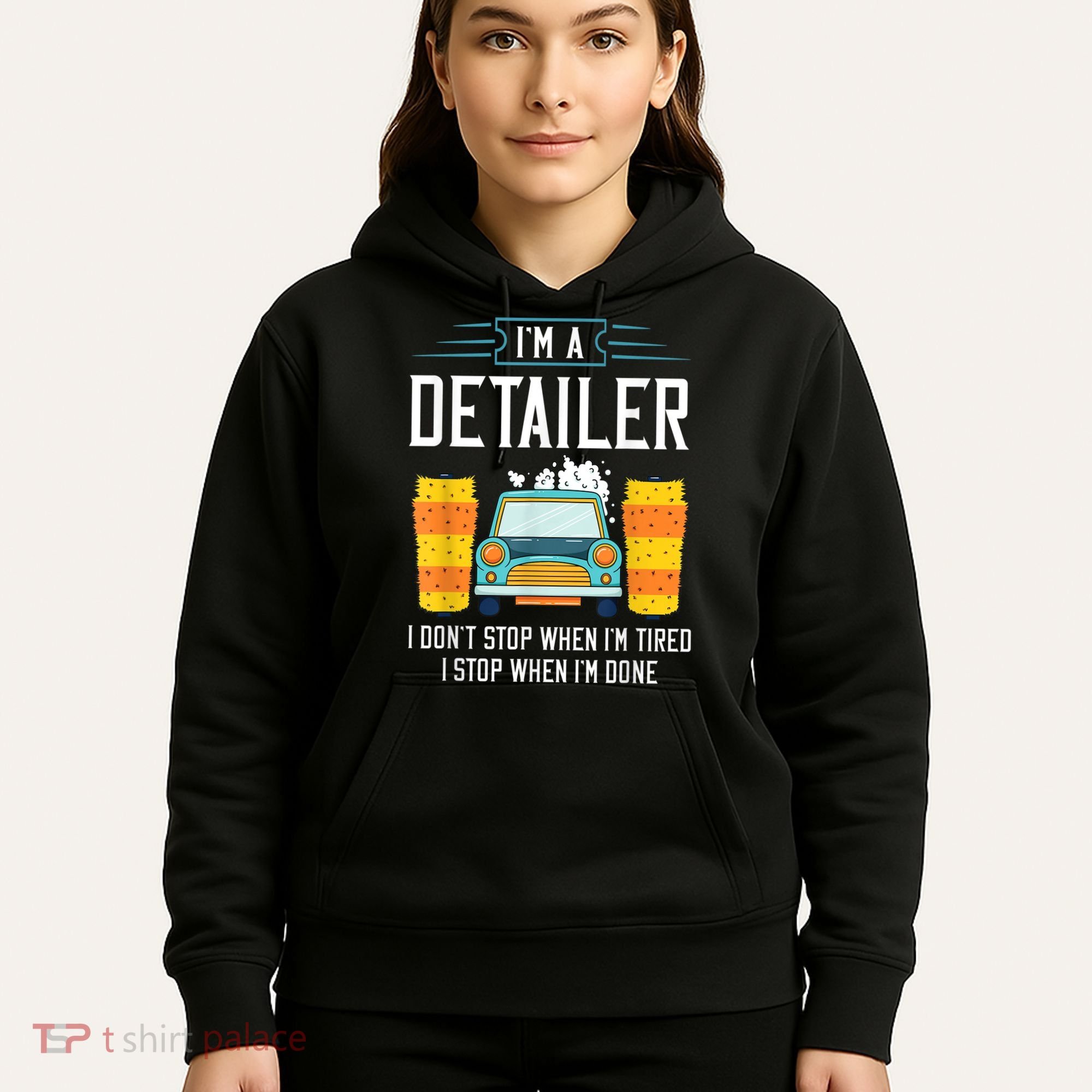 Detailer Car Detailing Car Wash Hoodie