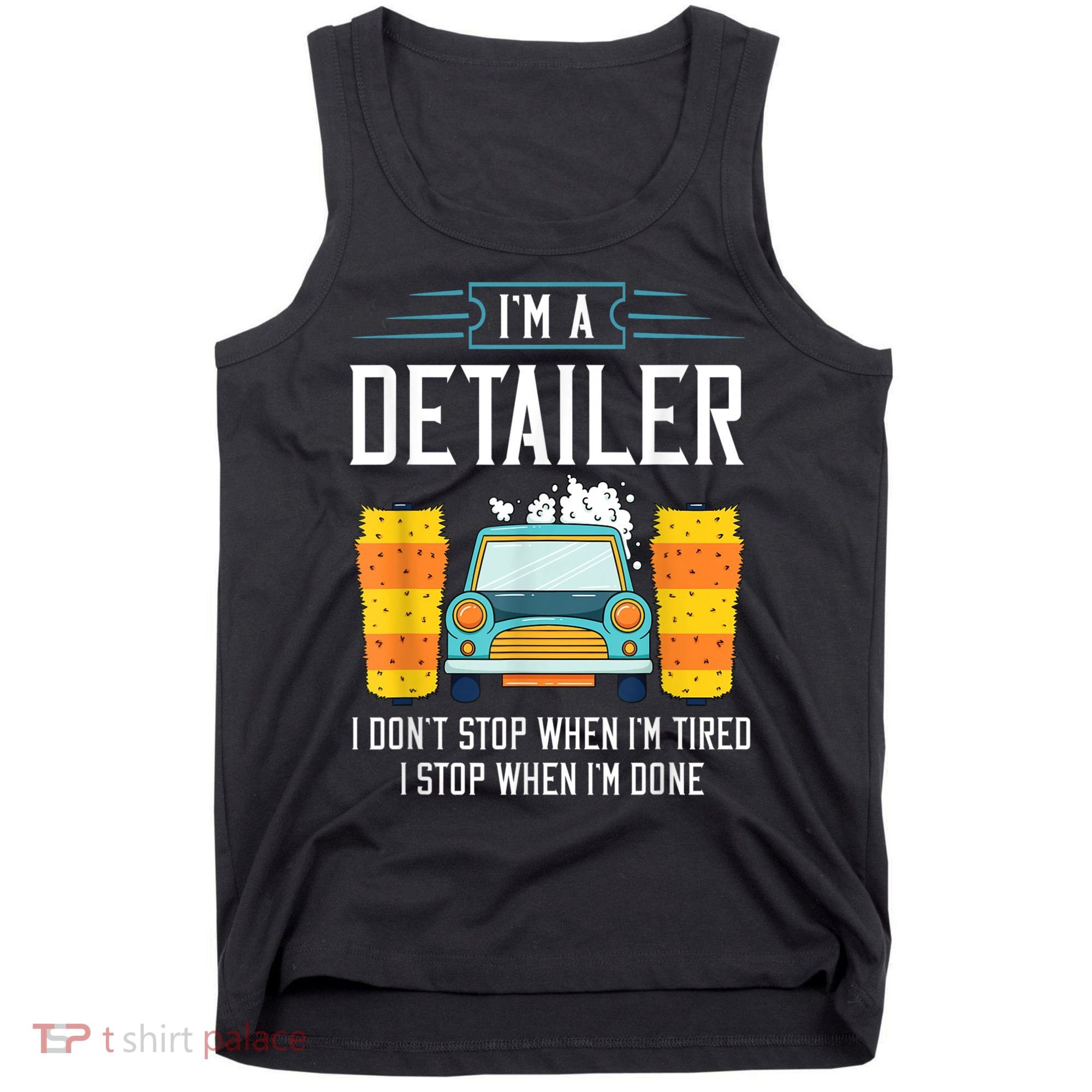 Detailer Car Detailing Car Wash Tank Top