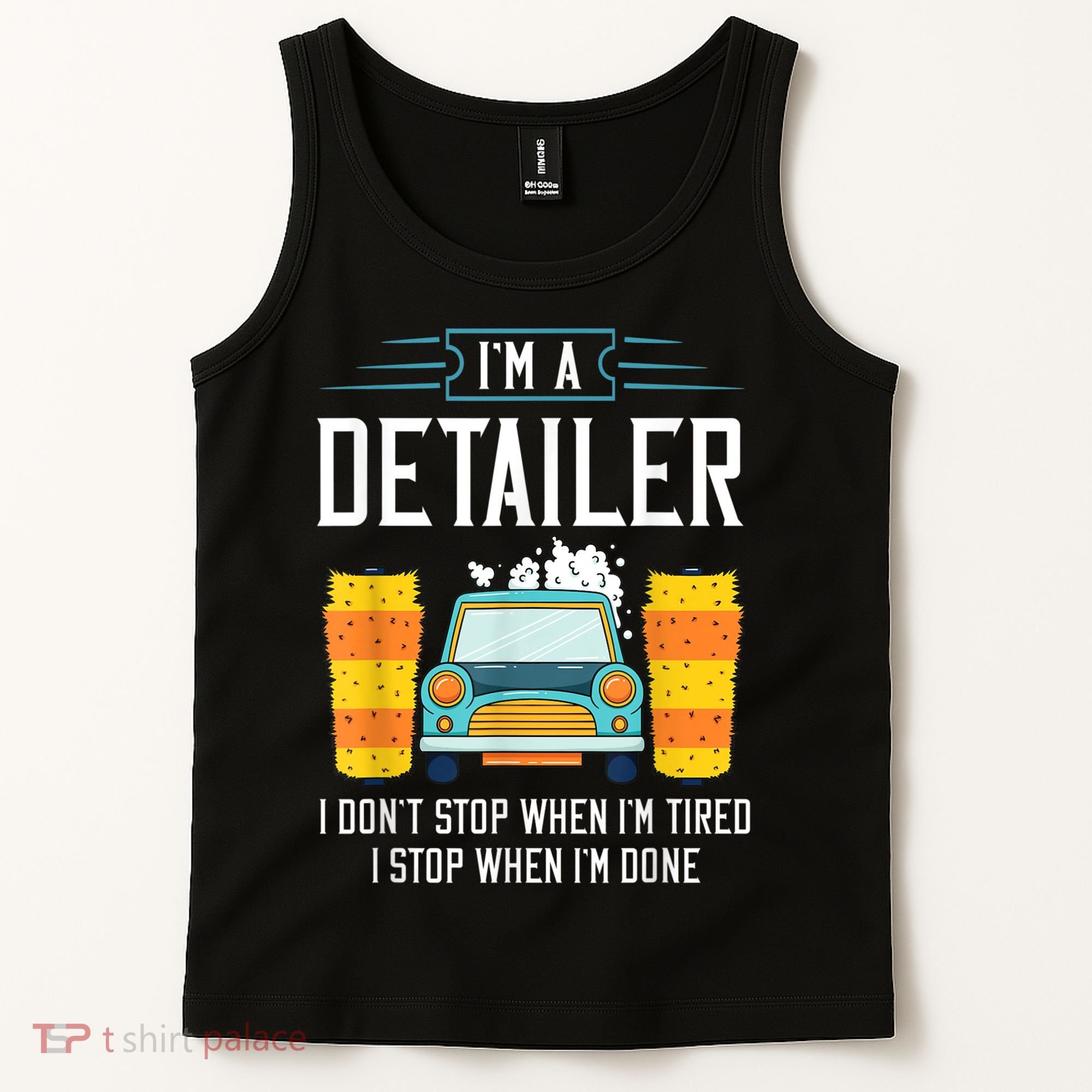 Detailer Car Detailing Car Wash Tank Top