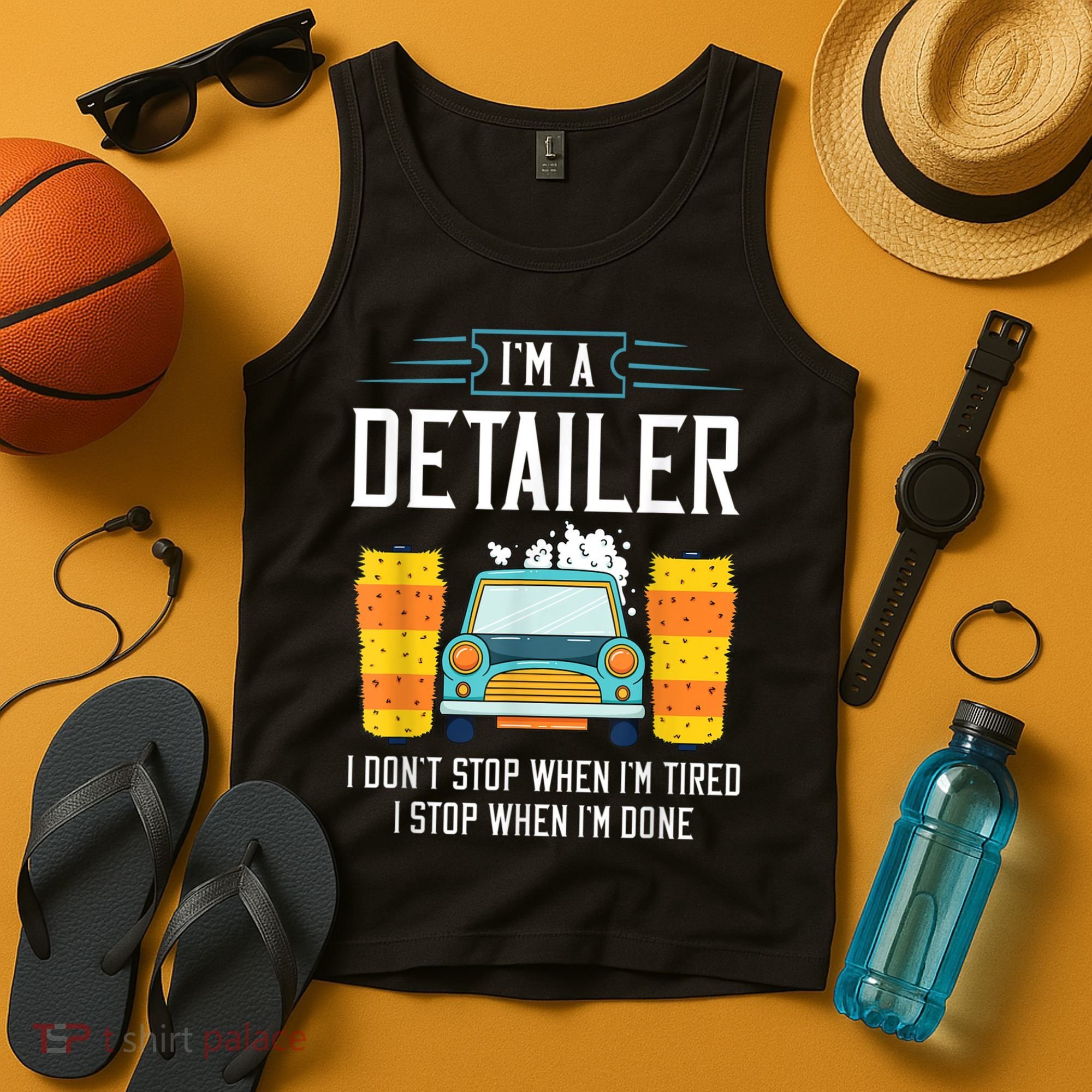 Detailer Car Detailing Car Wash Tank Top