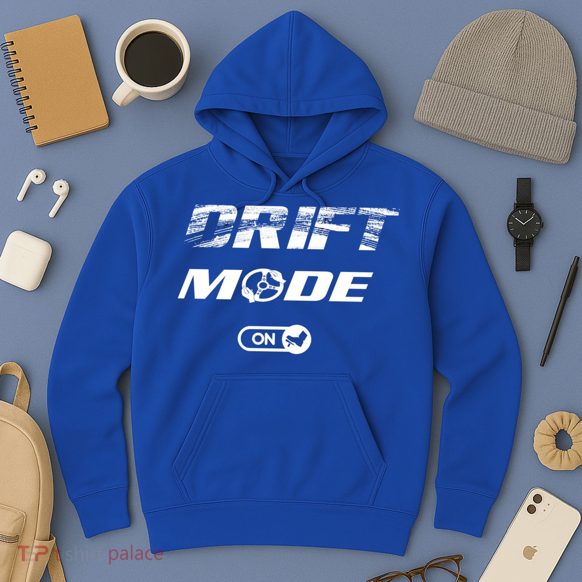 Drifting Cars Drift Mode On Auto Racing Mechanic Cool Gift Hoodie