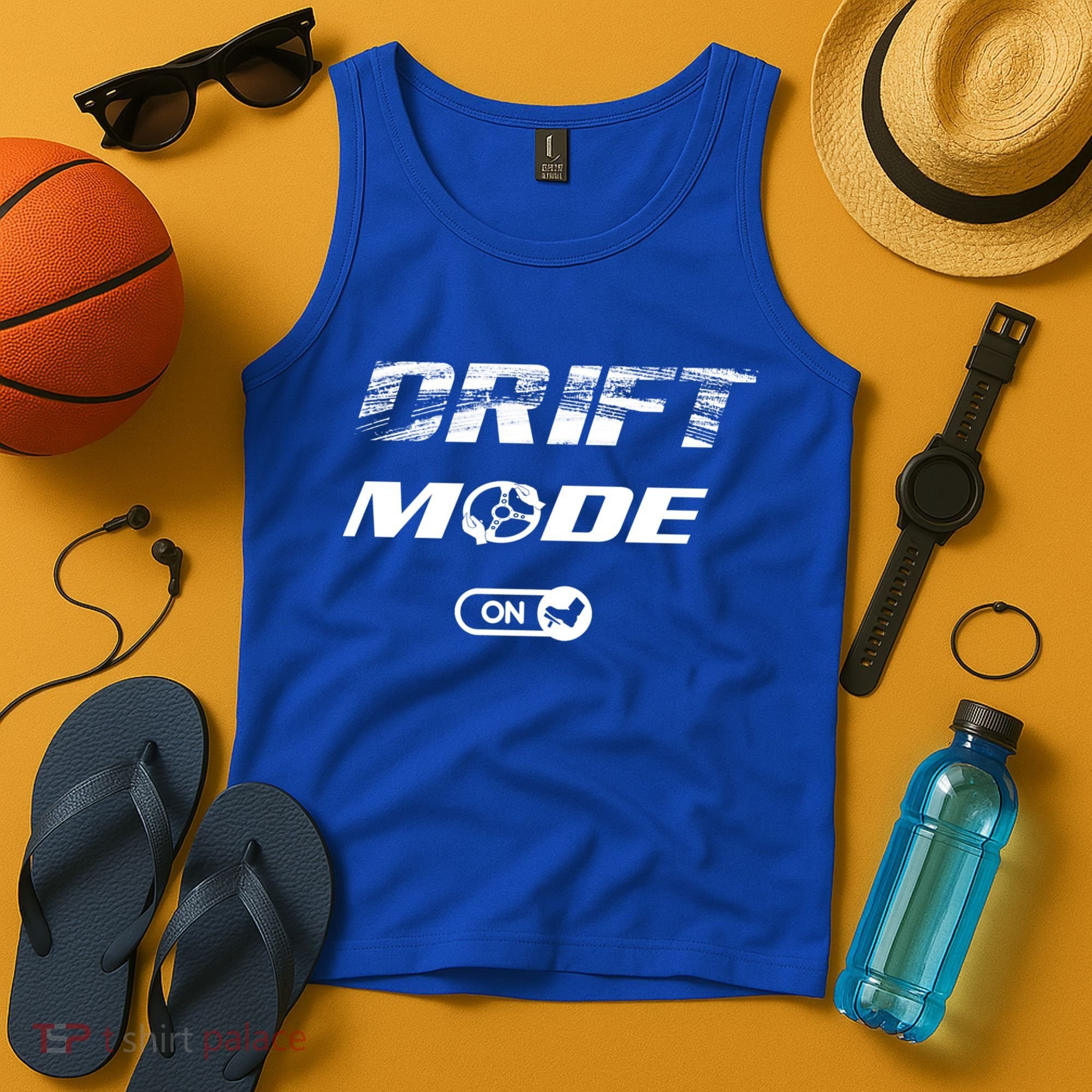 Drifting Cars Drift Mode On Auto Racing Mechanic Cool Gift Tank Top