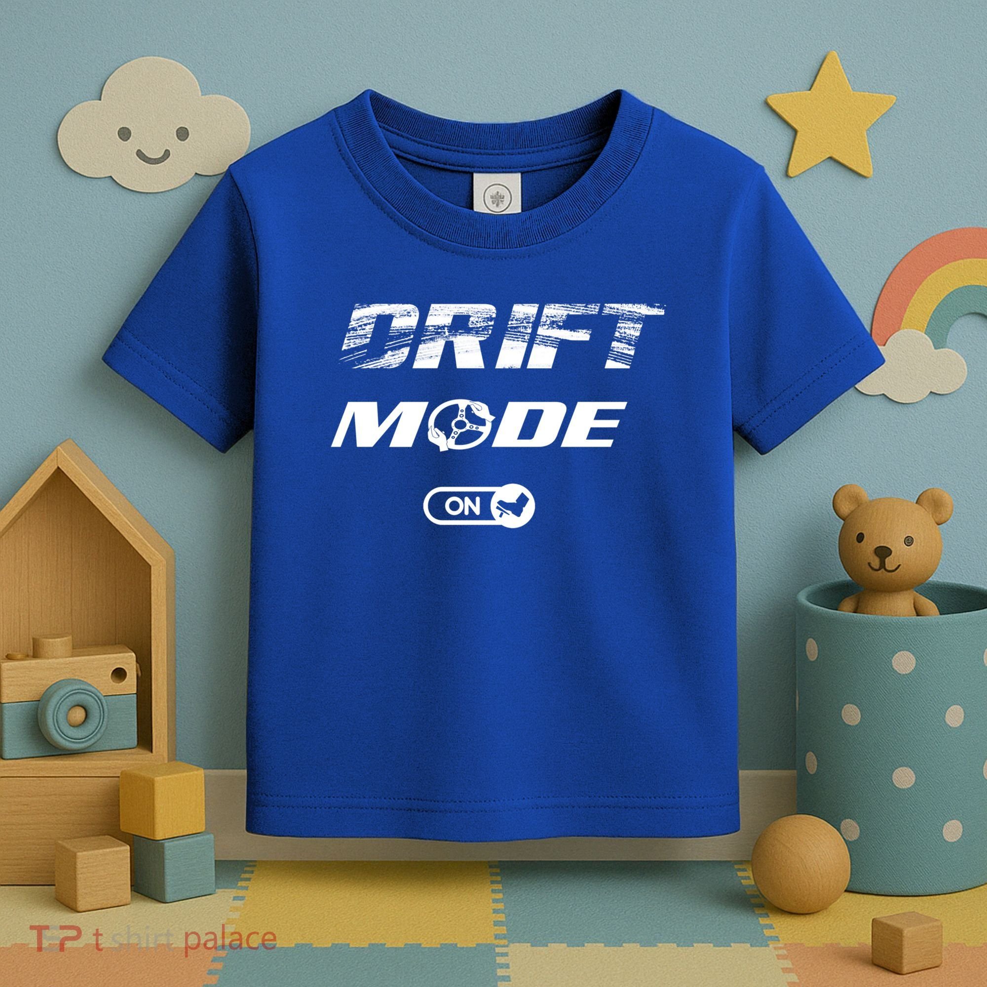 Drifting Cars Drift Mode On Auto Racing Mechanic Cool Gift Toddler T-Shirt