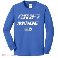 Drifting Cars Drift Mode On Auto Racing Mechanic Cool Gift Kids Long Sleeve Shirt thumb 0